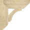 Ekena Millwork Imperial Slat Rough Sawn Bracket, Douglas Fir, 6"W x 22"D x 22"H BKT06X22X22IMP06RDF - alternate 2